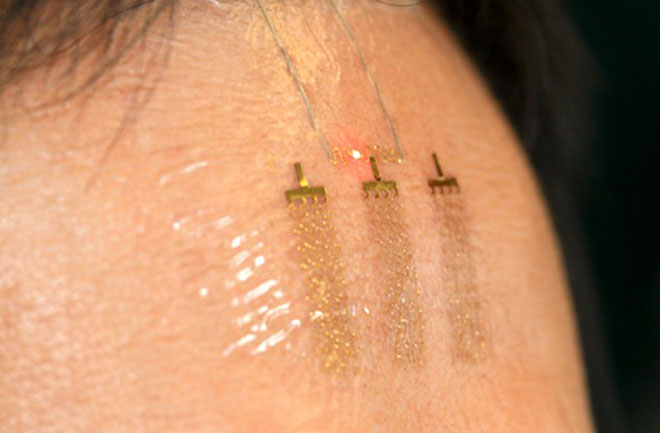 Electronic Telekinesis from Temporary Tattoo