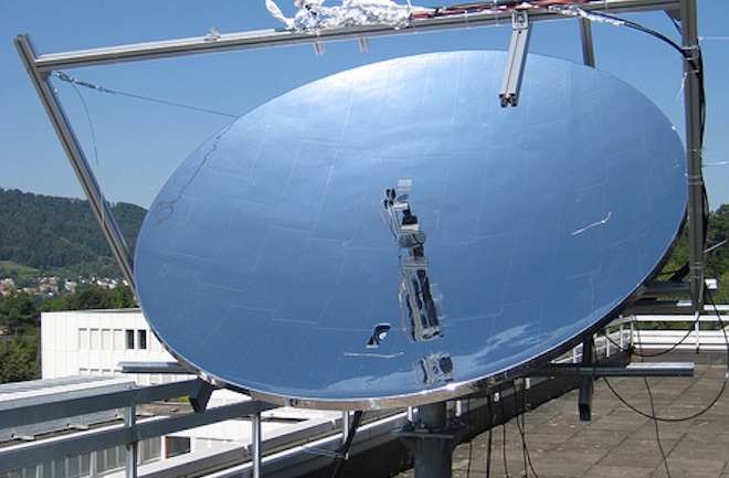 SOLAR DISH - 2000 TIMES STRONGER THAN A NORMAL SOLAR CELL